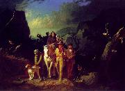 George Caleb Bingham Daniel Boone Escorting Settlers through the Cumberland Gap oil painting on canvas